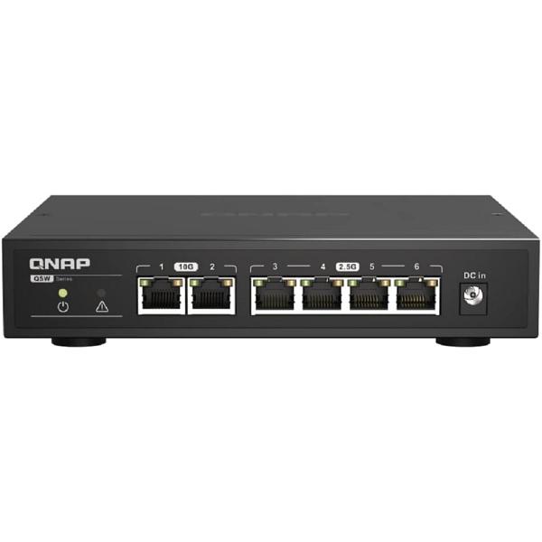 Qnap 2x10GbE 4x2.5GbE Base-T Switch 3